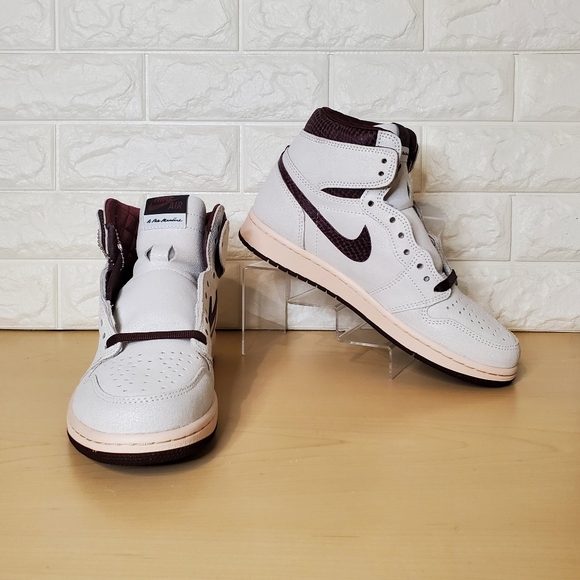 Nike Air Jordan 1 High Retro OG High x A Ma Maniere Sail Size 8.5 DO7097-100 - Picture 5 of 12